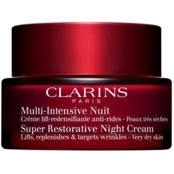 Clarins Super Restorative Night Cream crema de noapte uscata si foarte uscata