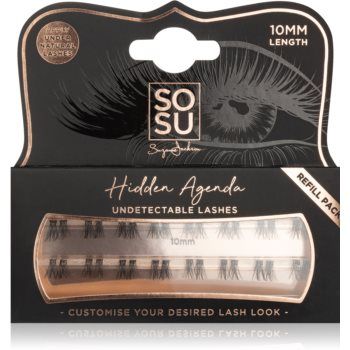 SOSU Cosmetics Hidden Agenda Undetectable Lashes pachet cu gene fără noduri autoadezive