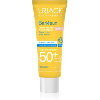 Uriage Bariésun Tinted Cream SPF 50+ crema de fata cu efect de protectie SPF 50+