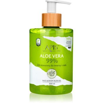 Apis Natural Cosmetics Aloe Vera gel intensiv de hidratare pentru față, corp și păr