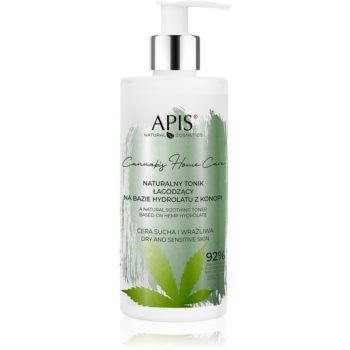 Apis Natural Cosmetics Cannabis Home Care calmant tonic pentru piele uscata spre sensibila