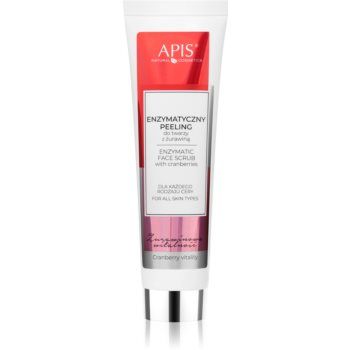 Apis Natural Cosmetics Cranberry Vitality exfoliere enzimatica blanda