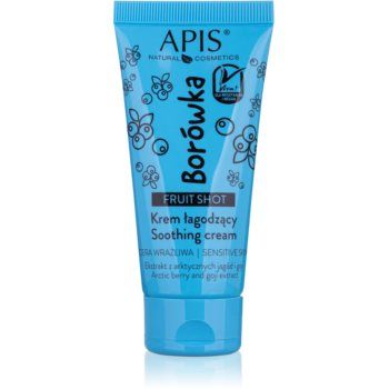 Apis Natural Cosmetics Fruit Shot Blueberry crema calmanta si hidratanta