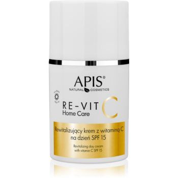 Apis Natural Cosmetics Re-Vit C Home Care crema hidratanta usoara SPF 15