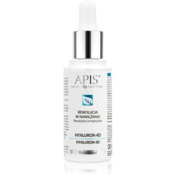 Apis Natural Cosmetics Revolution In Hydration Hyaluron 4D ser hialuronic pentru pielea uscata si deshidratata