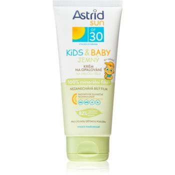 Astrid Sun Baby crema pentru protecție solară rezistenta la apa pentru copii mici