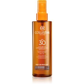 Collistar Smart Sun Protection Supertanning Moisturizing Dry Oil SPF 30 ulei uscat cu protecție solară SPF 30