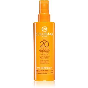 Collistar Smart Sun Protection Tanning Moisturizing Milk Spray SPF 20 spray-loțiune de protecție SPF 20 de firma originala