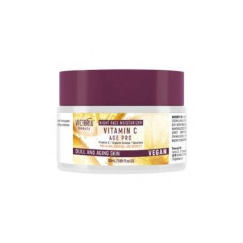 Crema Faciala de Noapte cu Vitamina C si SPF10 Camco, 50 ml de firma originala