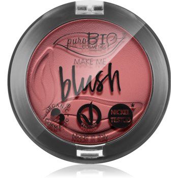 puroBIO Cosmetics Long-lasting Blush fard de obraz sub forma de pudra ieftin