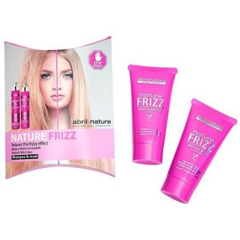 Set miniproduse cu efect anti frizz si netezire pentru par gros si pufos Correction Abril et Nature (Sampon 30ml, masca 30ml) ieftin