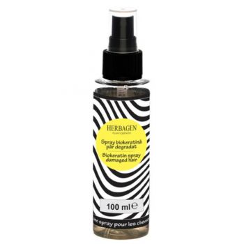 Spray Biokeratina pentru Par Degradat Herbagen, 100 ml