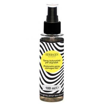 Spray Biokeratina pentru Par Degradat Herbagen, 100ml