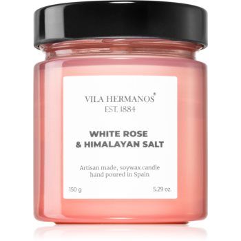 Vila Hermanos Apothecary Rose White Rose & Himalayan Salt lumânare parfumată