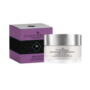 Crema de noapte Chantarelle Red stop Sensitive Rosacea AzA Acid Night Cream CD1330, 50ml de firma originala