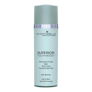 Crema de noapte Chantarelle Superior Youth Boost Night cream with niacinamide and GABA acid, 50ml