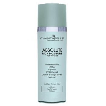 Crema de zi Chantarelle Absolute Rich Moisture Lift Effect Day Cream SPF30 Ceramide & Collagen Booster CD1478, 50ml