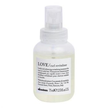 Davines - Spray fara clatire revitalizare par ondulat Love Revitalizer, travel size 75ml