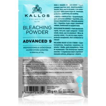 Kallos Bleaching Powder Advanced 9 pudră pentru decolorare și crearea șuvițelor ieftin