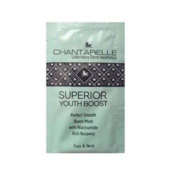Masca de fata Chantarelle Superior Youth Boost Perfect Smooth Rich Recovery Boost Mask with niacinamide CD0860, 5ml