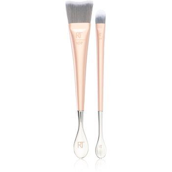 Real Techniques Skincare Brush Duo set perii machiaj