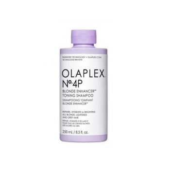 Sampon Nuantator pentru Parul Blond - Olaplex No. 4P Blonde Enhancer Toning Shampoo, 250ml