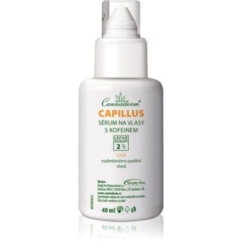 Cannaderm Capillus Caffeine hair serum ser de păr cu cafeina