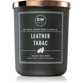 DW Home Signature Leather Tabac lumânare parfumată