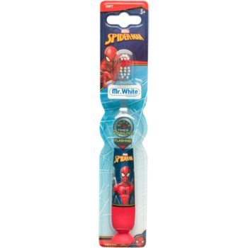 Marvel Spiderman Flashing Toothbrush perie de dinti fin