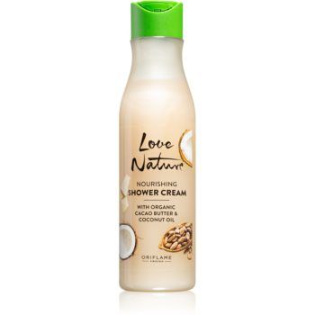 Oriflame Love Nature Cacao Butter & Coconut Oil cremă de duș intens hrănitoare