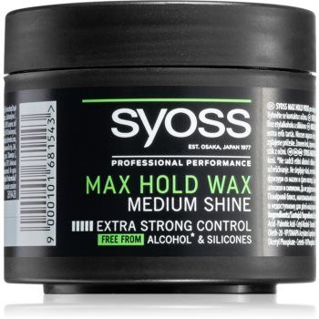 Syoss Max Hold ceara pentru styling cu fixare foarte puternica