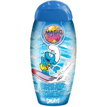 The Smurfs Magic Bath Bath & Shower Gel gel de dus si baie pentru copii