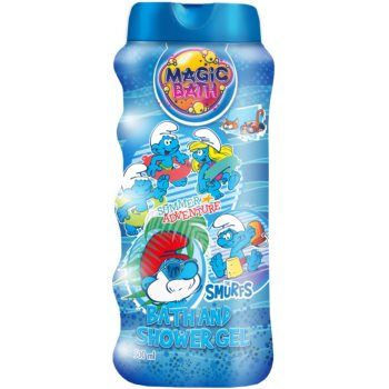 The Smurfs Magic Bath Bath & Shower Gel gel de dus si baie pentru copii