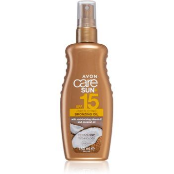 Avon Care Sun + Bronze ulei uscat cu protecție solară SPF 15