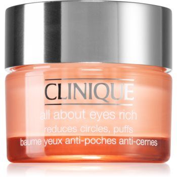 Clinique All About Eyes™ Rich crema de ochi hidratanta împotriva ridurilor și a cearcănelor întunecate