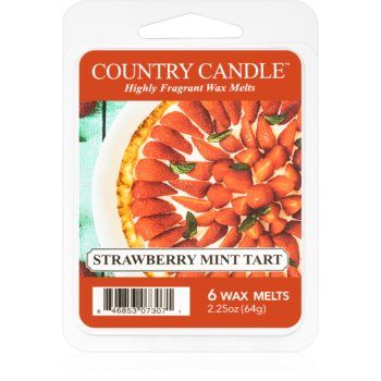 Country Candle Strawberry Mint Tart ceară pentru aromatizator