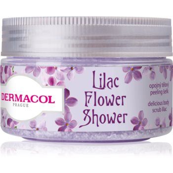 Dermacol Flower Care Lilac exfoliant de corp cu zahăr