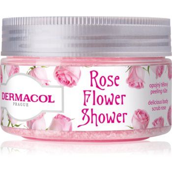 Dermacol Flower Care Rose exfoliant de corp cu zahăr