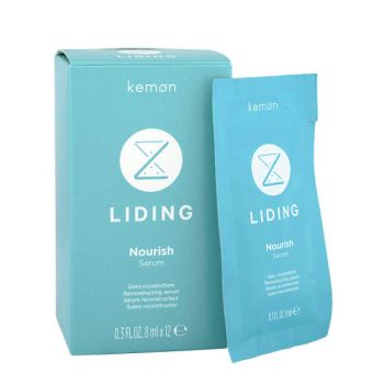 Kemon Liding Nourish - Serum de reparare si hidratare par uscat 8x12ml