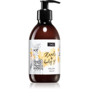 LaQ Fruit Line Melon gel de dus revigorant pentru maini si corp