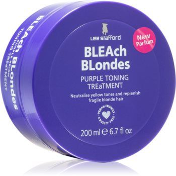 Lee Stafford Bleach Blondes Purple reign masca neutralizeaza tonurile de galben