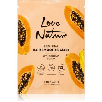 Oriflame Love Nature Organic Papaya masca de par regeneratoare