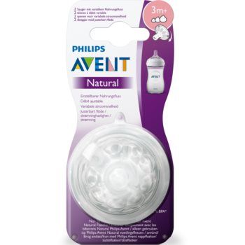 Philips Avent Natural Variable Flow Teats tetină pentru biberon