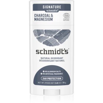 Schmidt's Charcoal + Magnesium deodorant stick 24 de ore ieftin