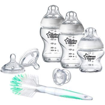 Tommee Tippee Closer To Nature Newborn Starter Kit set cadou Glass(pentru bebeluși)