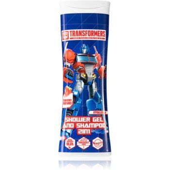 Air Val Transformers Shower gel & Shampoo 2 in 1 gel de dus si sampon pentru copii