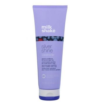 Balsam pentru par gri, blond sau alb Milk Shake Silver Shine, 250 ml
