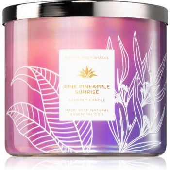 Bath & Body Works Pink Pineapple Sunrise lumânare parfumată
