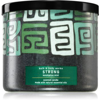 Bath & Body Works Strong Eucalyptus Mint lumânare parfumată