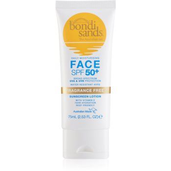 Bondi Sands SPF 50+ Face Fragrance Free crema pentru bronzat, fara parfum SPF 50+